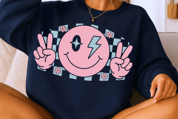 Choose Kindness Retro Smiley Face