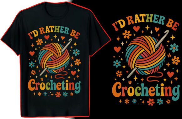 Crochet Life Quote T-Shirt