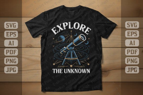 Explore the Unknown Telescope Art