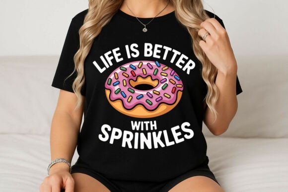 Life is Better with Sprinkled Donut