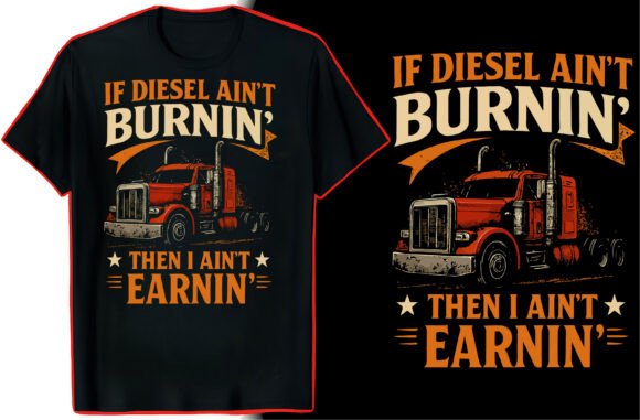 Trucker Quote T-Shirt Design