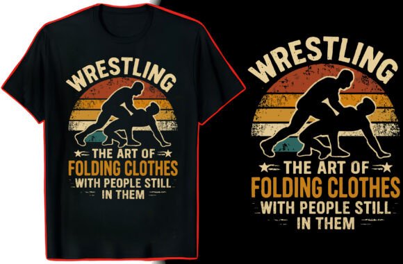 Wrestler Quote T-Shirt Design